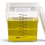 ASEVAT Clear Plastic Buckets with Lids Food Grade Storage-0