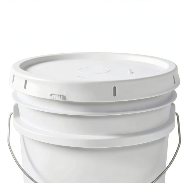 MKS Plastics 2 Gallon Pail White Food Grade HDPE-5