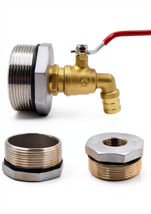 Horiznext Brass Drum Faucet Water Saving Outdoor Spigot-2