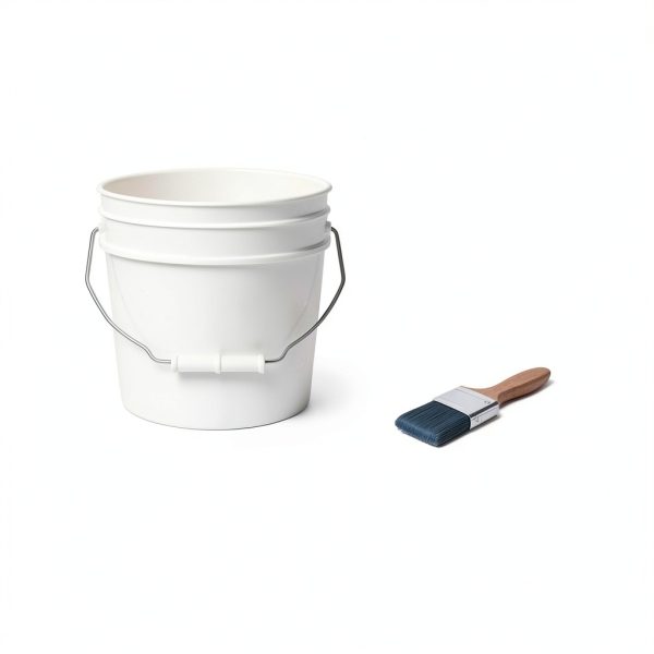 MKS Plastics 2 Gallon Pail White Food Grade HDPE-2