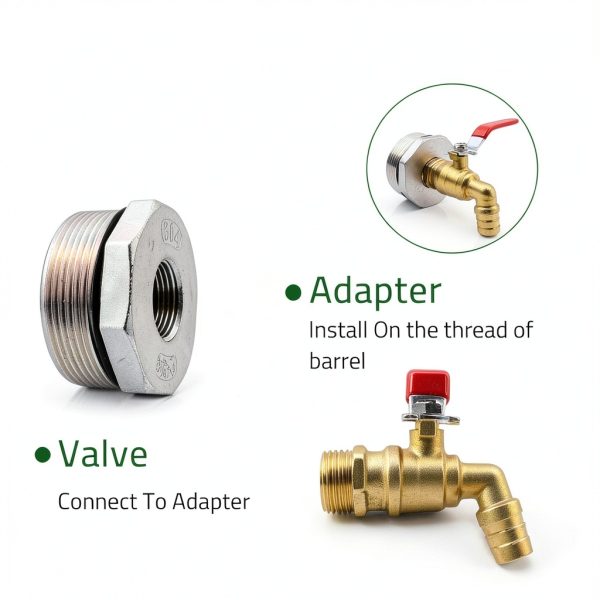 Horiznext Brass Drum Faucet Water Saving Outdoor Spigot-3