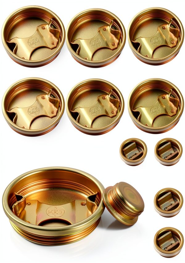 Zhengmy Steel Drum Bung Caps 55 Gallon Leak Proof Seals-0