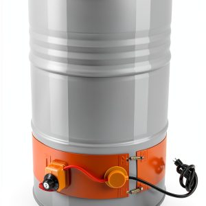 QWORK Drum Heater Adjustable Thermostat 1200W Industrial-0