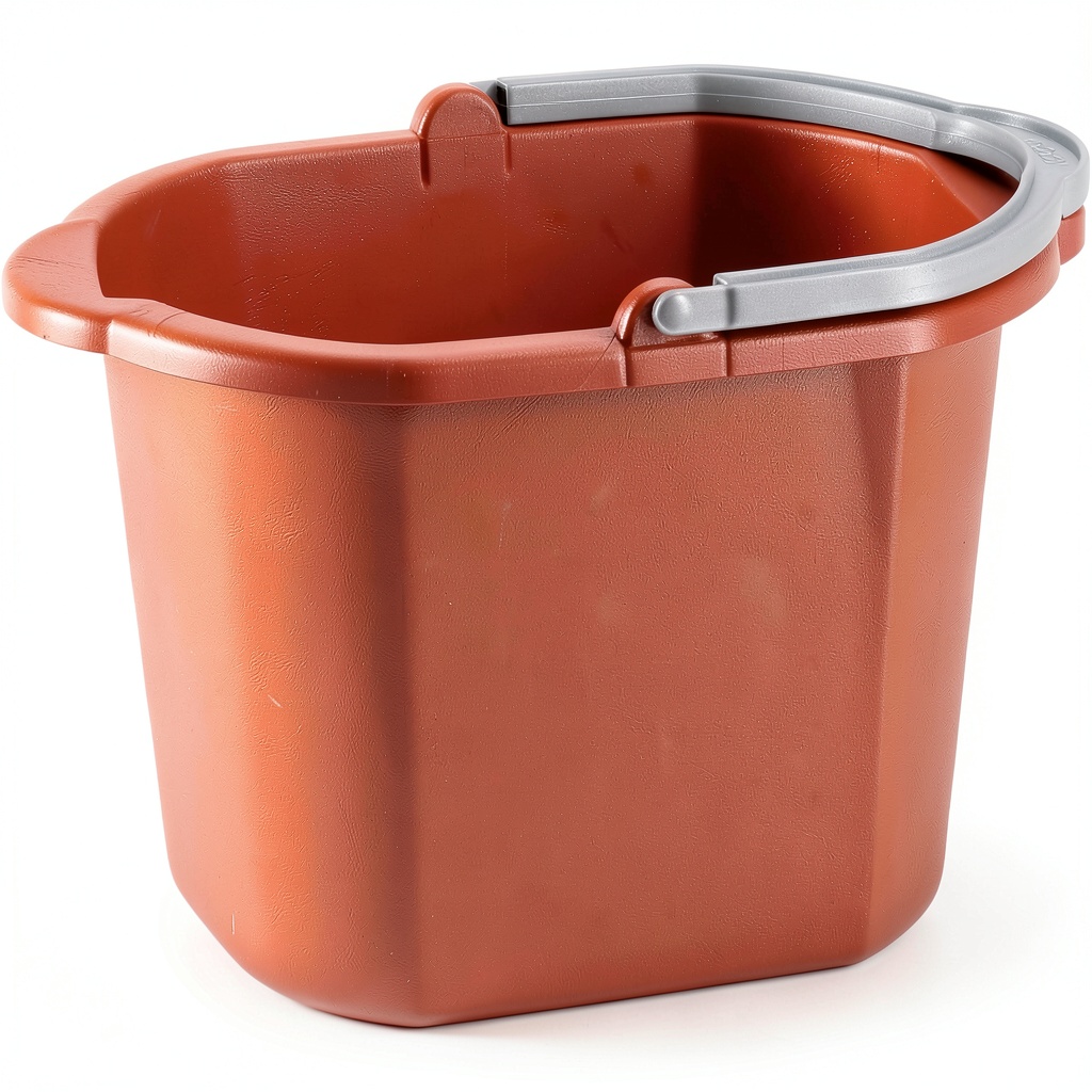 Sterilite plastic pail displayed in an industrial setting