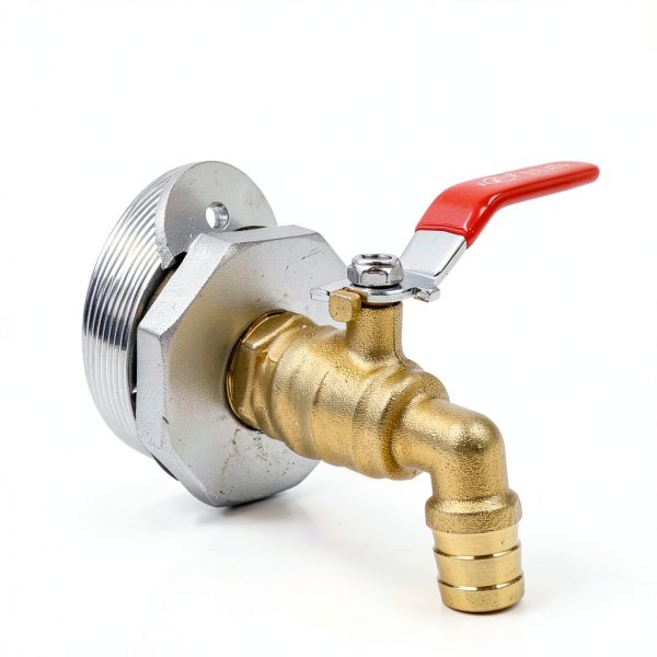 Horiznext Brass Drum Faucet Water Saving Outdoor Spigot-5
