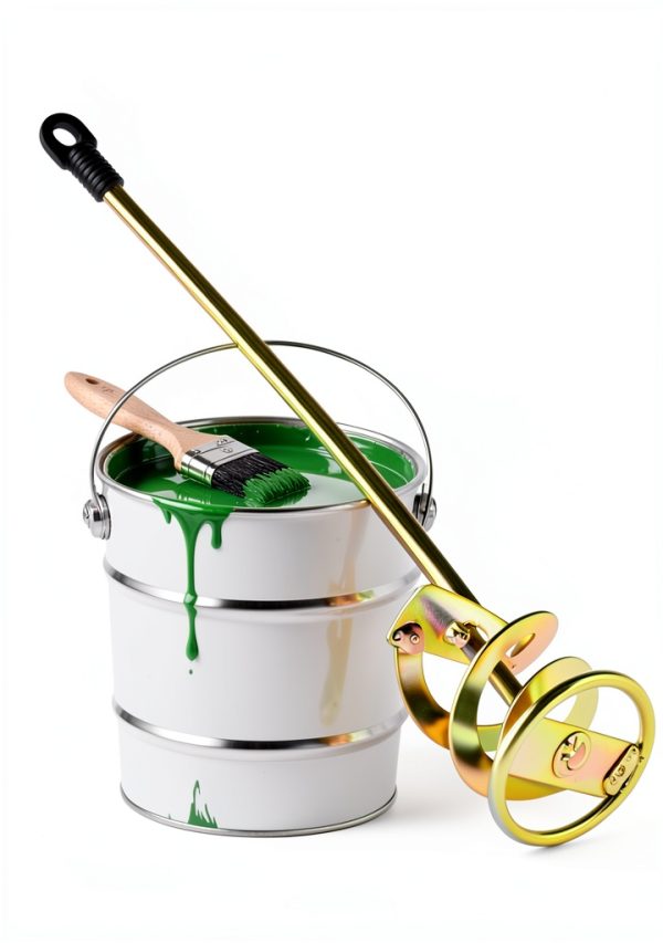ZeonHoeng Paint Mixer Drill Attachment Double Helix Design-1