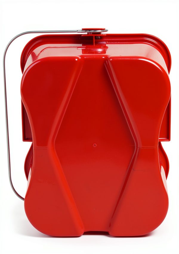 San Jamar Red Metal Pail Industrial Cleaning Solution-4