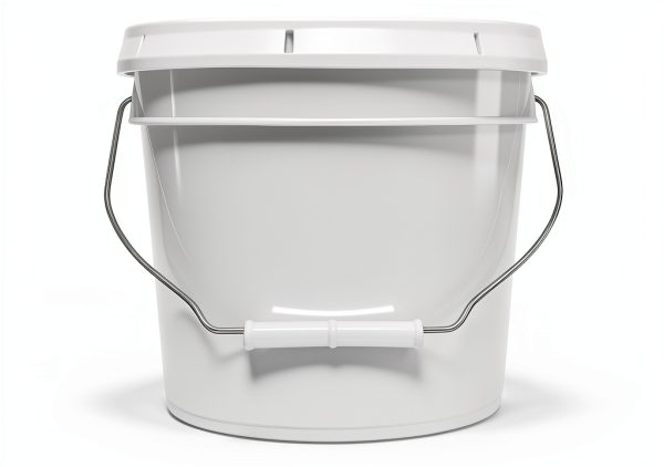 MKS Plastics 2 Gallon Pail White Food Grade HDPE-0