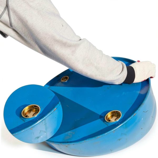 Zhengmy Steel Drum Bung Caps 55 Gallon Leak Proof Seals-5