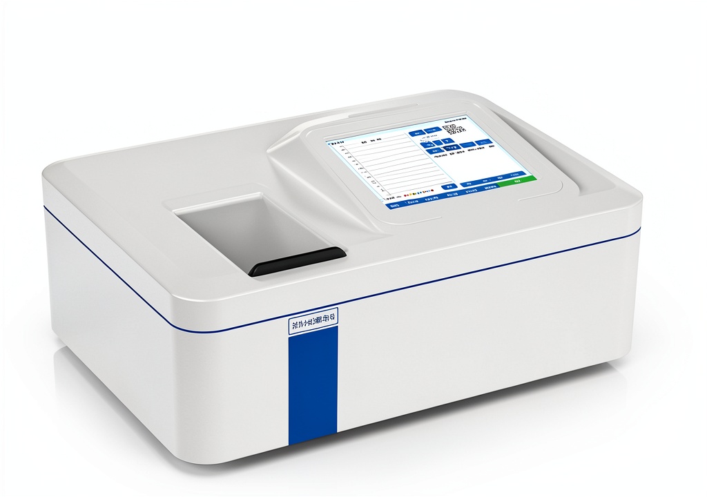 Infrared spectrophotometer in a laboratory setting