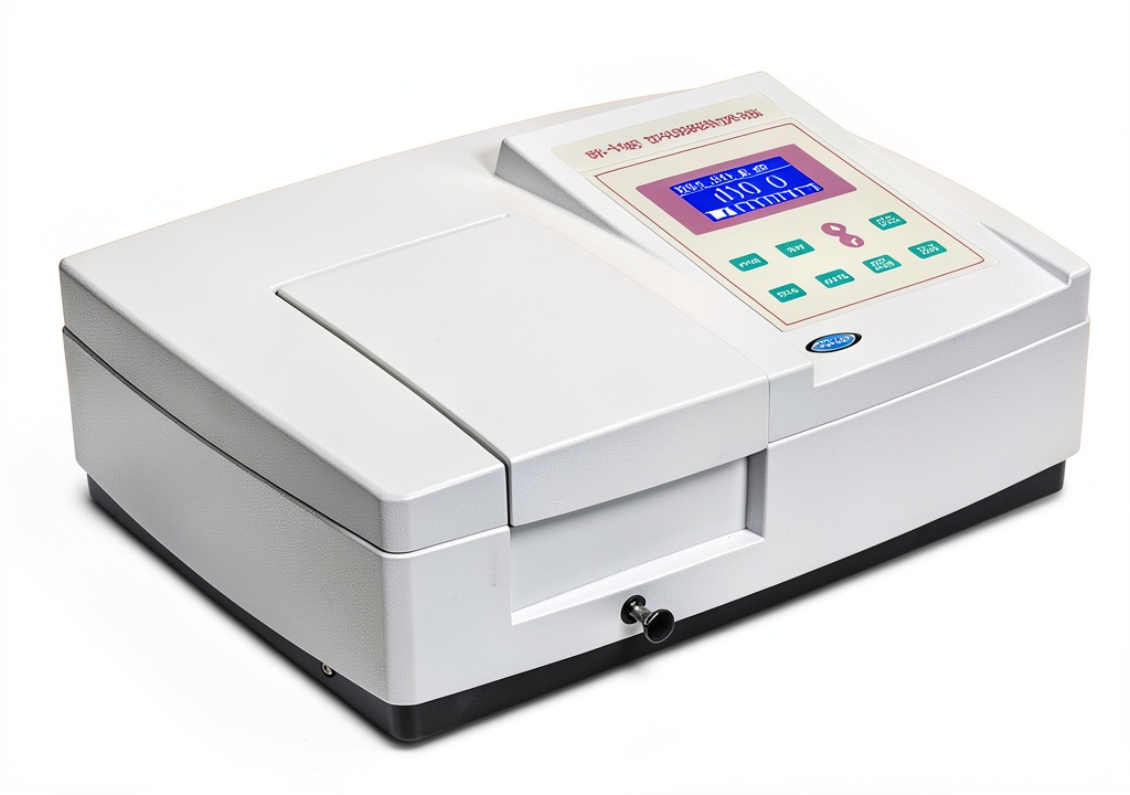 UV-5100B spectrophotometer on a laboratory bench