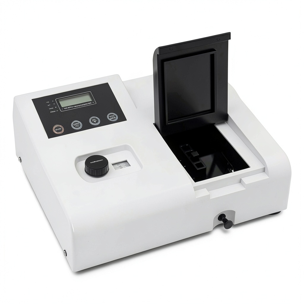 Lab spectrophotometer with digital display