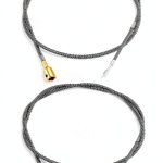 QWORK 3.2ft Metal Flexible Inner Shaft Cable - High Strength Dual Pack-0