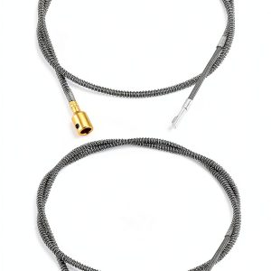 QWORK 3.2ft Metal Flexible Inner Shaft Cable - High Strength Dual Pack-0
