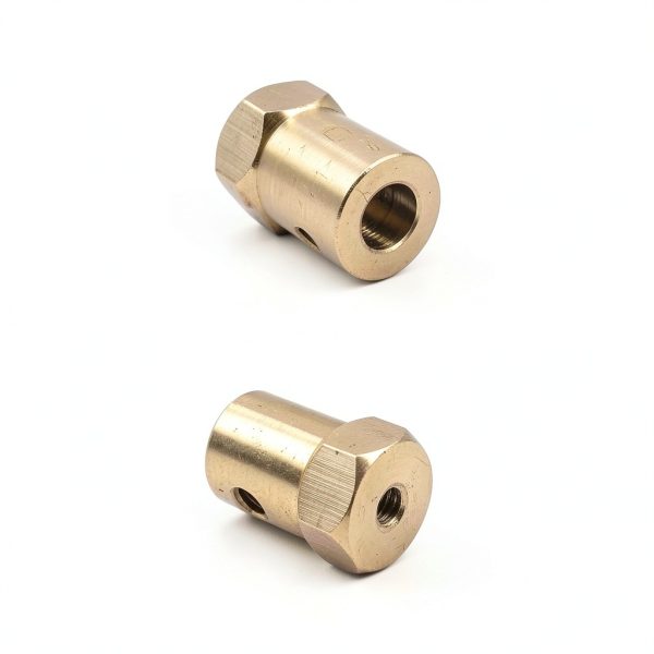 3.17mm Brass Hex Shaft Coupling daier Flexible Coupler for DC Motors-1