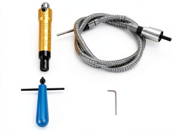 6mm Flexible Shaft Attachment Walfront 0.5-6.5mm Chuck Aluminum-0