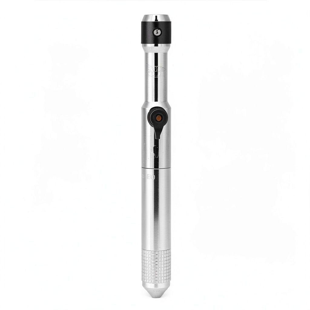 Installing Flex Shaft Zyyini Rotary Handpiece Quick‑Change for Jewelry Reamer on a wooden desk