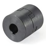 Flexible Coupling Shaft 15mm to 15mm MECCANIXITY 52mm Black Steel-0